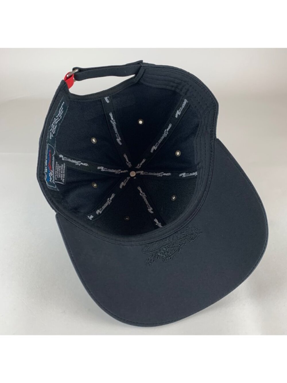 Corvette Cruisin Sports Mens Black Strapback Adjustable Hat - Picture 4 of 5
